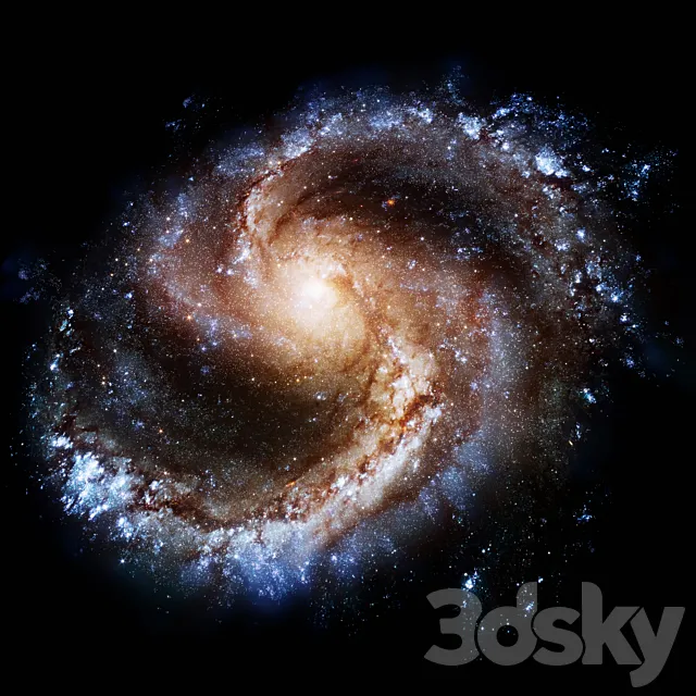 Galaxy NGC 4535 3D Model