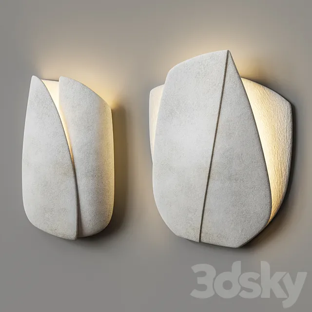 Galerie Carole Decombe sconce 3D Model