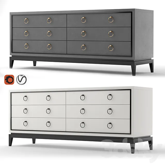 Galimberti Nino asmara cassettiera 3DModel