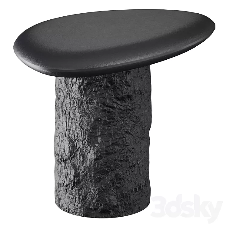 Galisteo Pebble End Table (Crate and Barrel) 3D Model