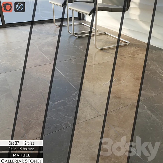 Galleria of Stone Italy Set 37 3DModel