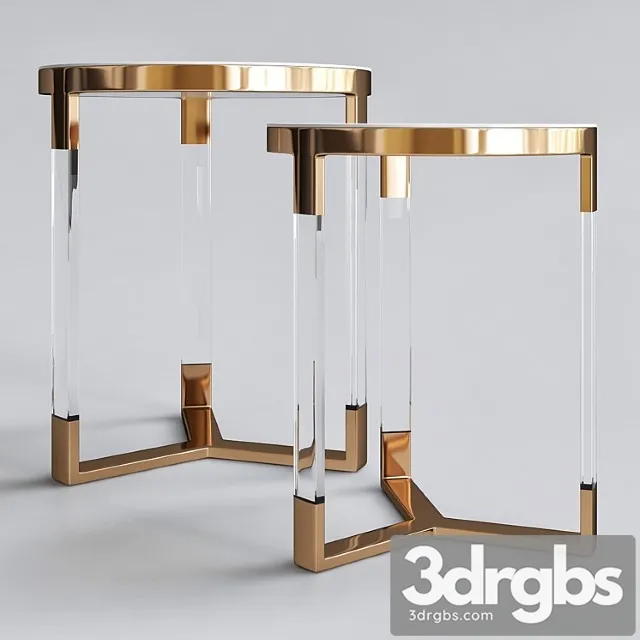 Gallerie - designed by you - murano tables 2 3D Model Free