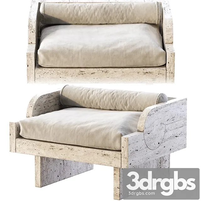 Gallipoli-armchair Limited-edition 3D Model Free