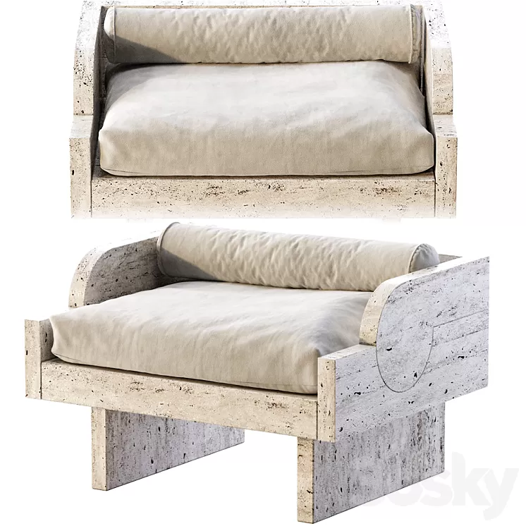 Gallipoli-Armchair_Limited-Edition 3D Model