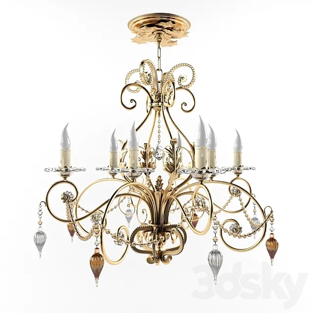 Gallo 507m 8 oro 3D Model