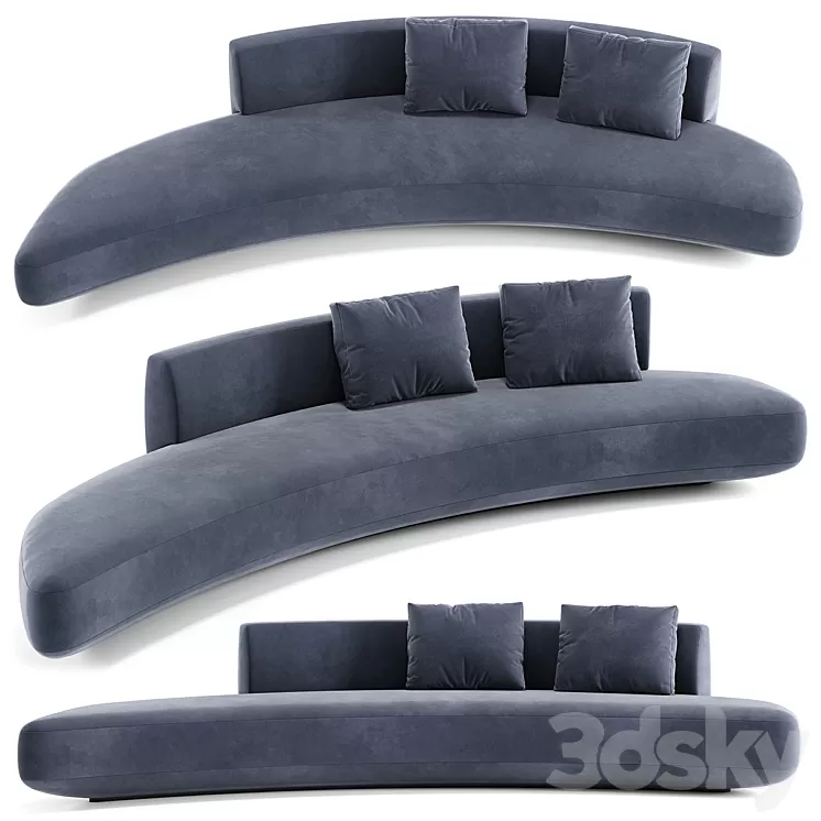 Gallotti and Radice Audrey sofa 3D Model Free