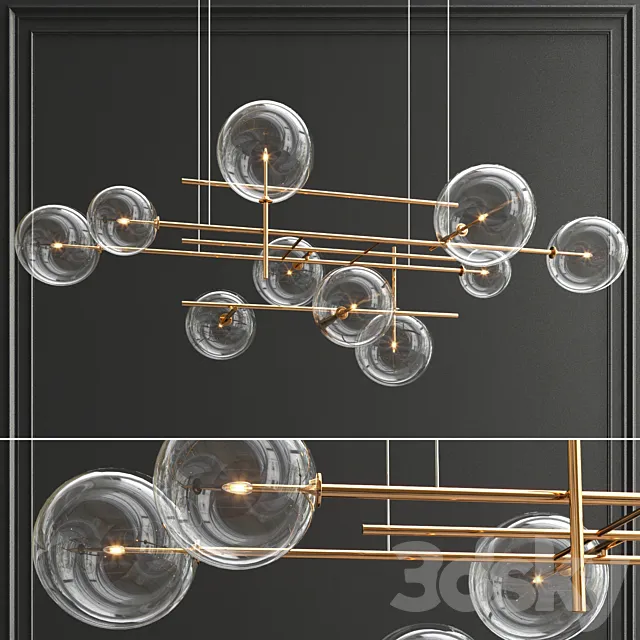Gallotti bolle orizzontale 3D Model