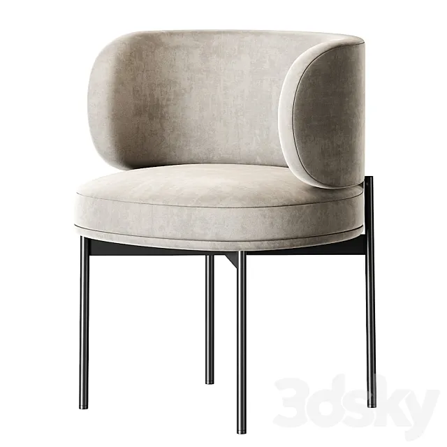 Gallotti & Radice Akiko Chair 3DModel