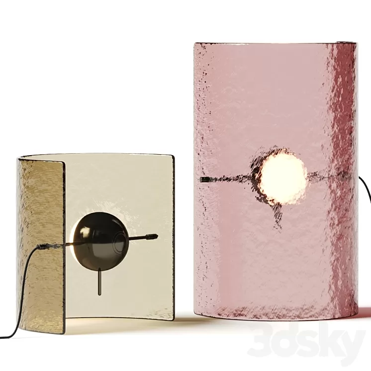 Gallotti & Radice Bonfire Table Lamps 3D Model Free