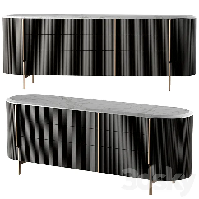 Gallotti & Radice Kumi sideboard 3DModel