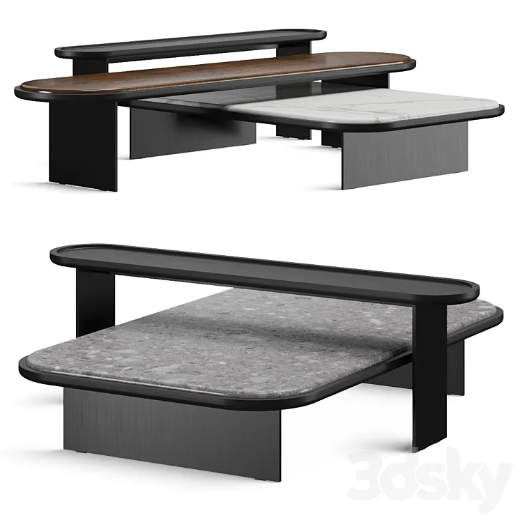 Gallotti & Radice Sensei Coffee Tables 3D Model Free