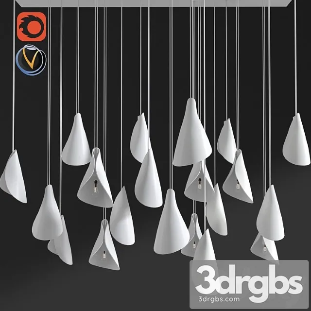 Gamadecor pappardelle direct light pendant lamp Free Download