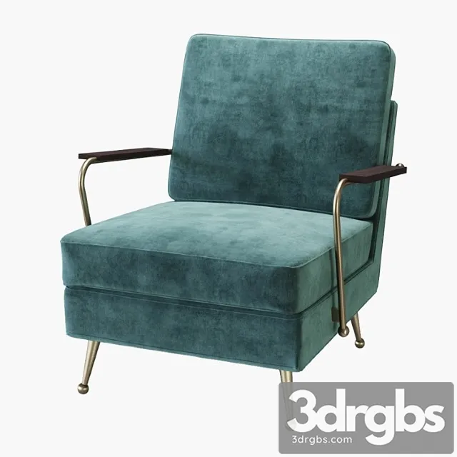 Gamble Armchair 3D Model Free