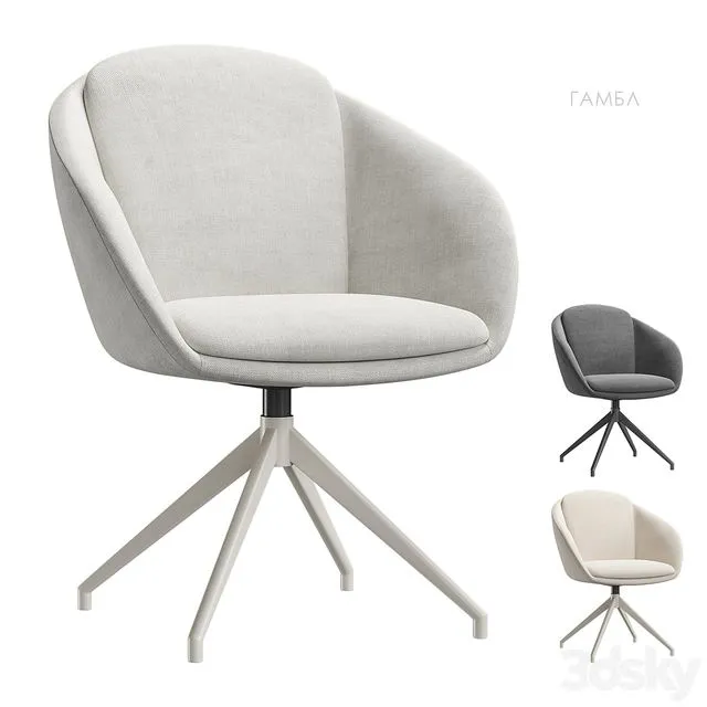Gamble chair 3D Model