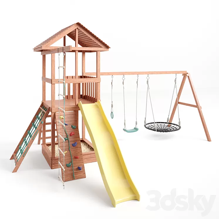 Game complex WENDEL 3D Model