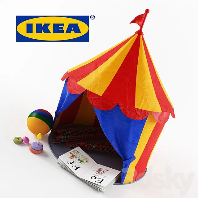 Game tsyrkovoy tent 3DModel