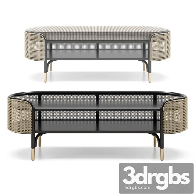 Gamfratesi Mos Bench 3D Model Free