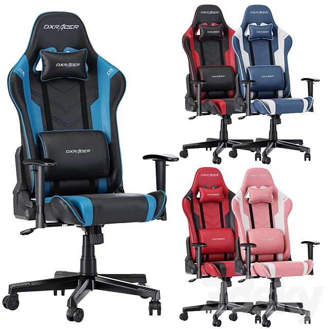 Gaming chair DXRacer PRINCE 132 3DModel
