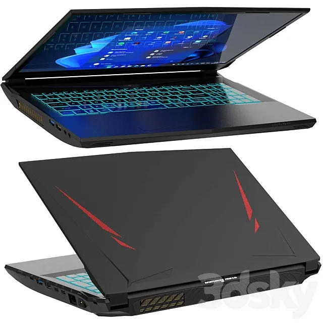 Gaming laptop 3D Model