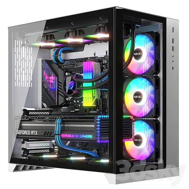 Gaming PC 2 3D Model
