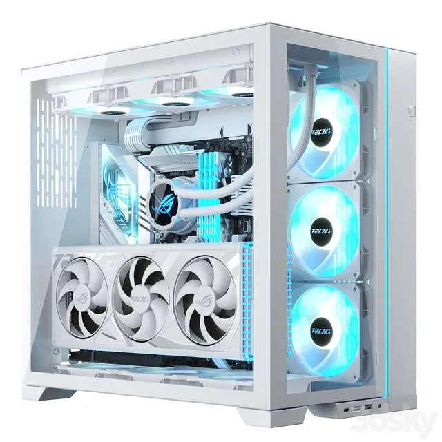 Gaming PC 4 3D Model