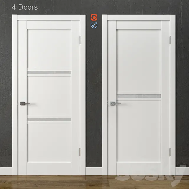 Gamma Academy Doors (Part 2) 3D Model