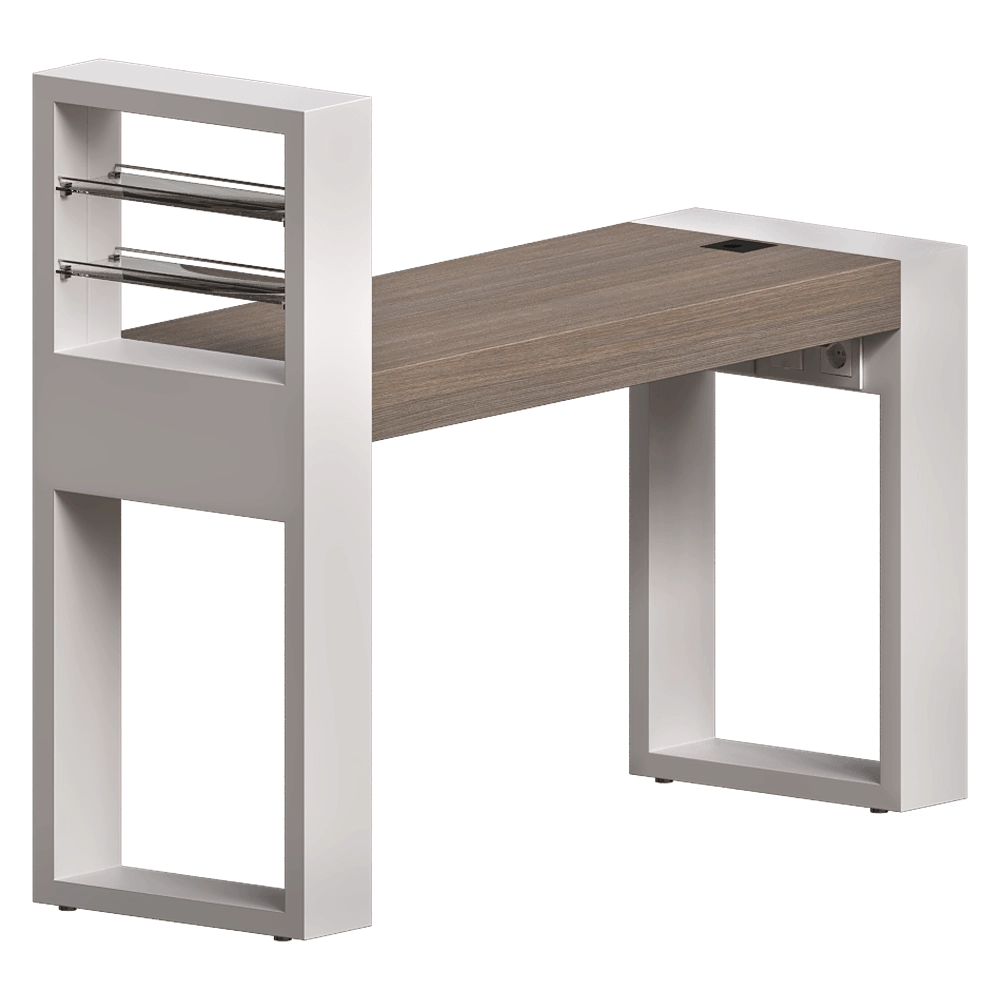 GAMMA & BROSS  - Manicure table F120TF80 3D Model
