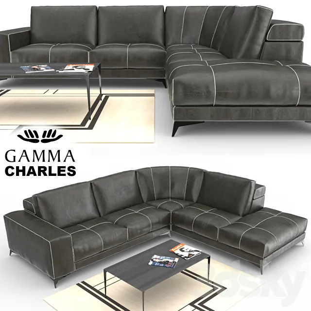 Gamma Charles Sofa Free Download