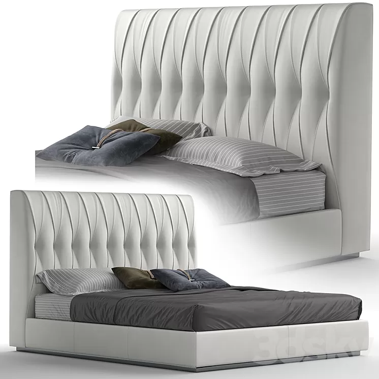 GAMMA MARLON NIGHT BED 3D Model