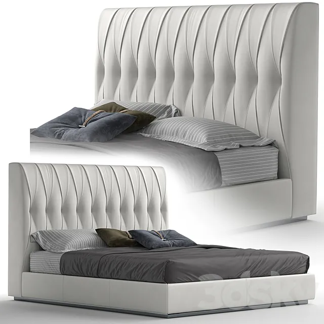 GAMMA MARLON NIGHT BED 3DModel