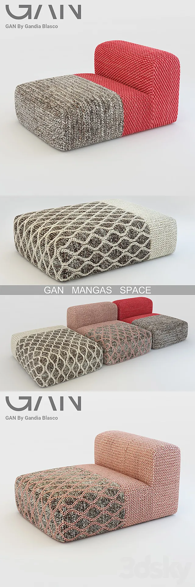 GAN Mangas Space 3D Model