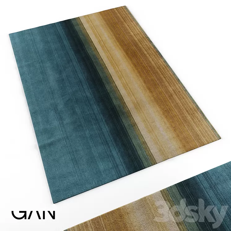 GAN Paysages Rug 3D Model