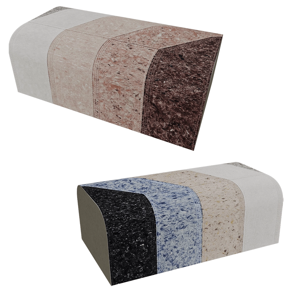Gan Rugs - Pouf Nuances 3D Model
