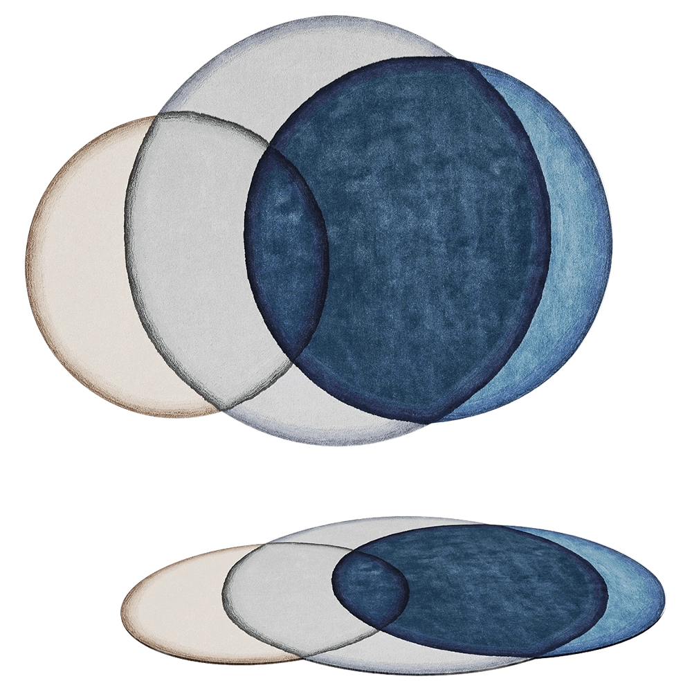 Gan Rugs  - Rug CRYSTAL 3D Model