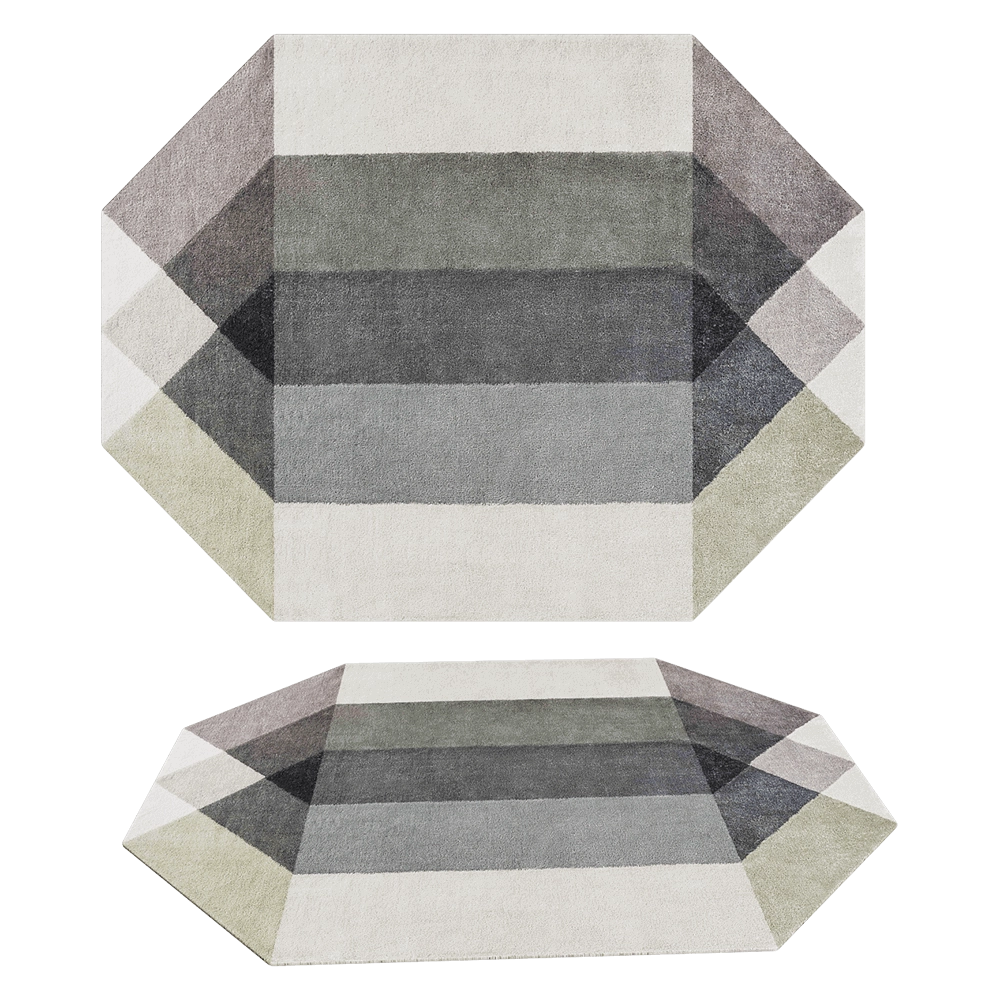 Gan Rugs  - Rug Dimond 3D Model