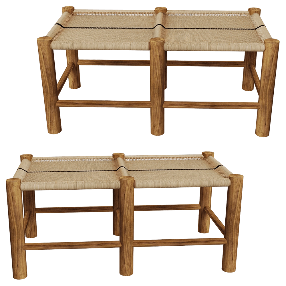 Gan Rugs  - Stool ROOTS Double 01 3D Model