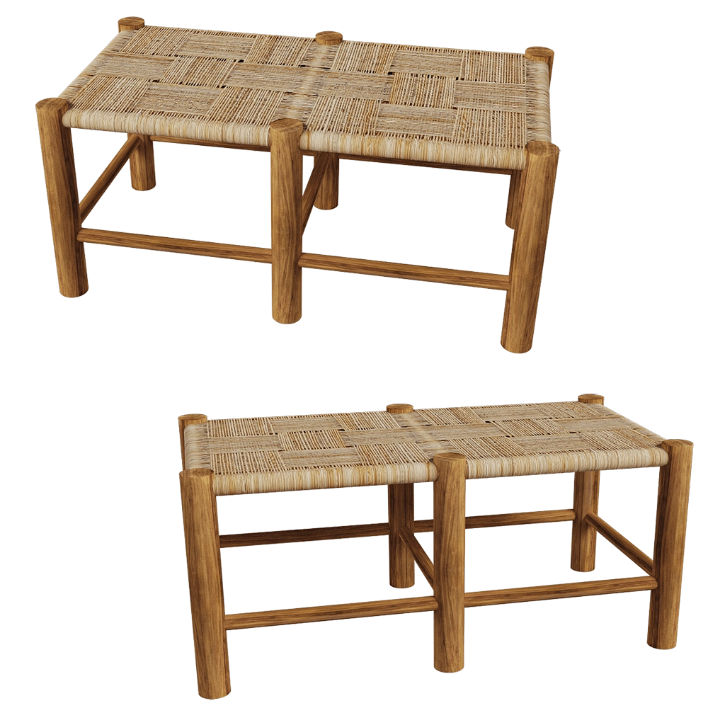 Gan Rugs - Stool ROOTS Double 03 3D Model