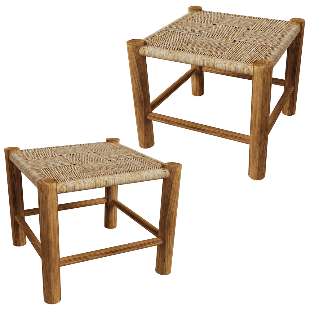 Gan Rugs  - Stool ROOTS Single  03 3D Model