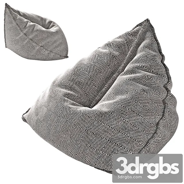 Gan sail pouf 2 3D Model Free