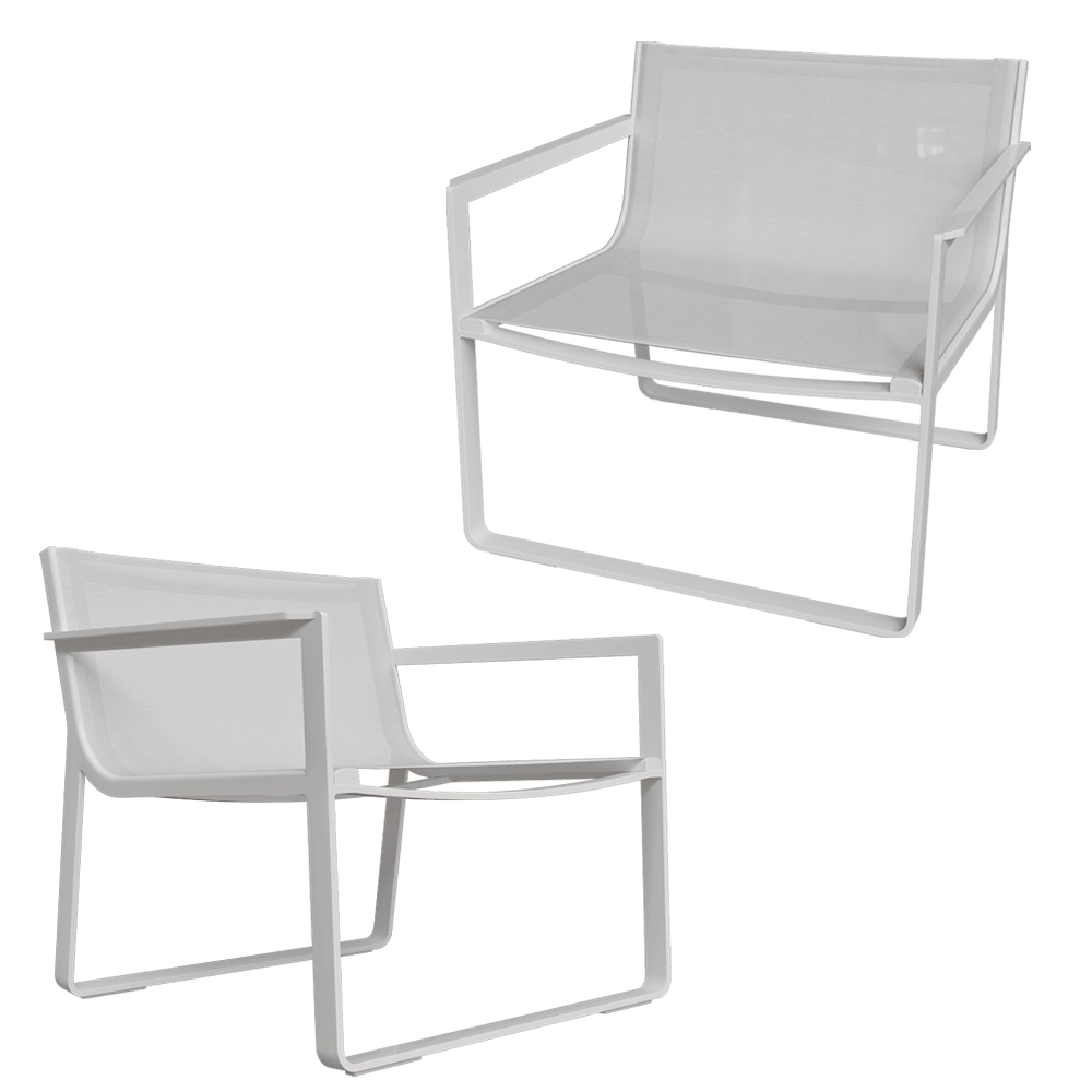 Gandía Blasco - Armchair Flat Textil Club 3D Model