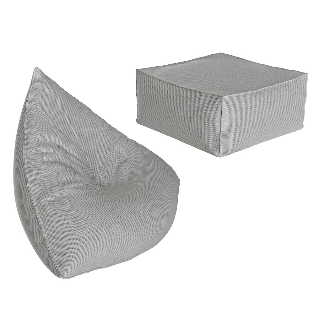 Gandía Blasco - Pouf / Square pouf Sail 3D Model