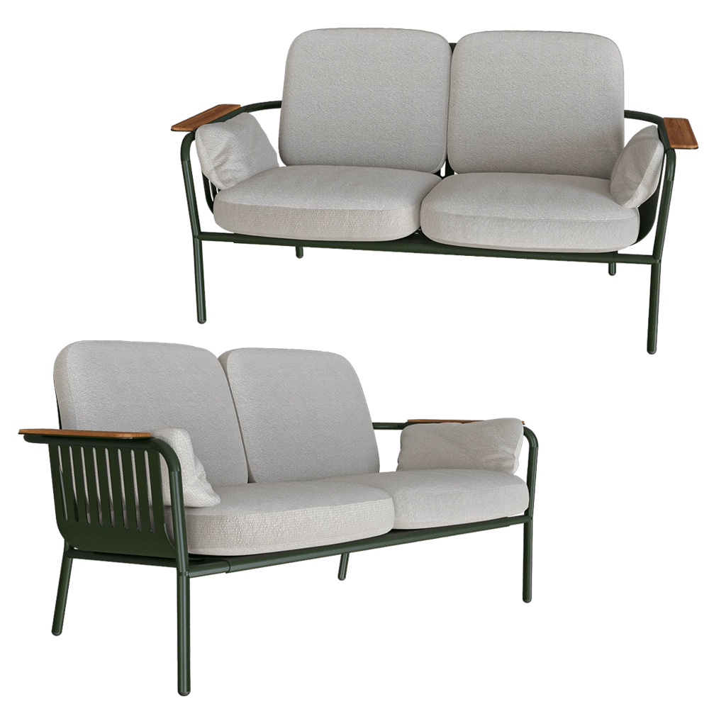 Gandía Blasco - Sofa Capa 2 Seat 3D Model