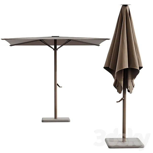 Gandiablasco Bali Folding parasol (corona7 + vray) 3D Model