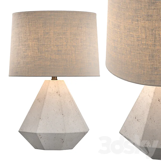 GANNON TABLE LAMP BASE 3D Model