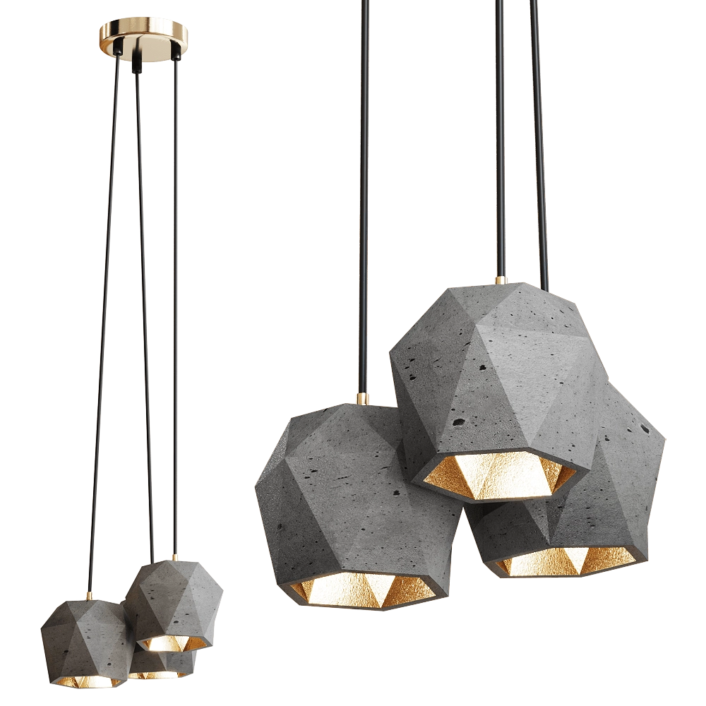 GANTlights - [T2]bundle Pendant light triangle 3D Model