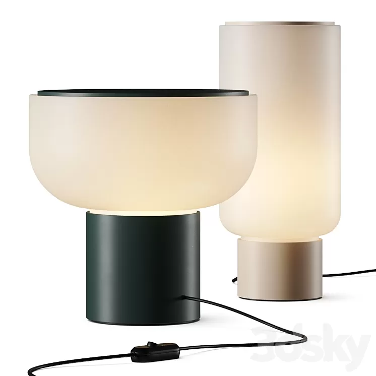 Gantri Studio Elk Arpeggio Table Lamps 3D Model