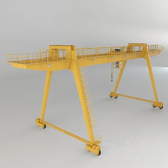 Gantry crane 3D Model