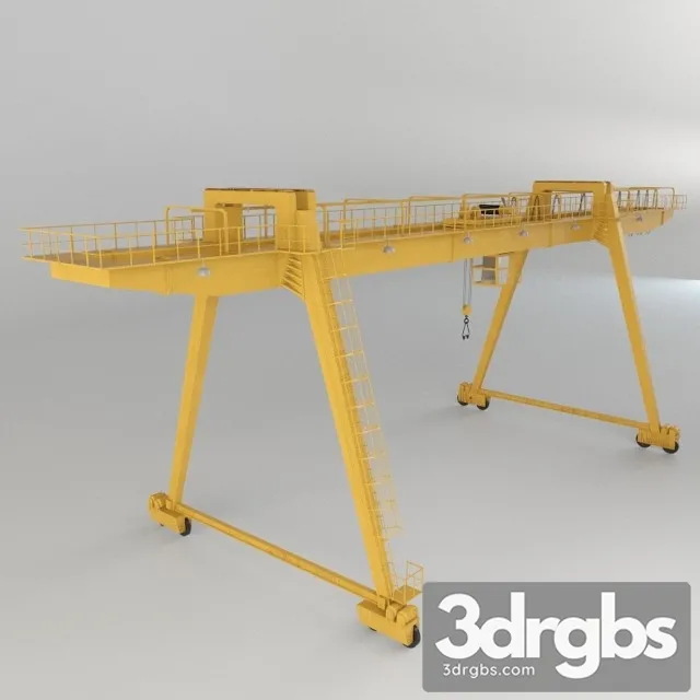 Gantry Crane 3D Model Download