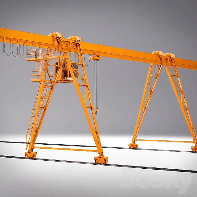 gantry crane 3D Model