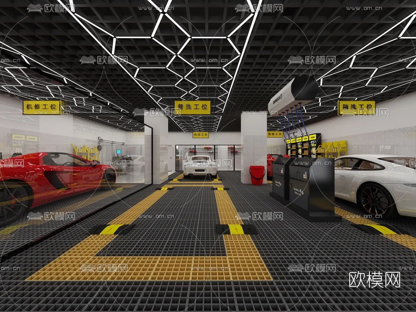 GARAGE - 3D Model For Interior Design - 1896